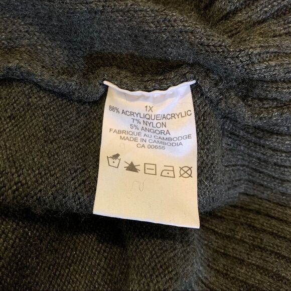 Penningtons - Grey Knitted Turtleneck Sweaterβββ - Picture 2 of 4